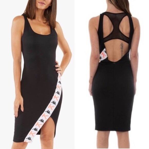 NWT KORAL X KAPPA Vera Valo Fitted Dress Size L - Picture 1 of 11